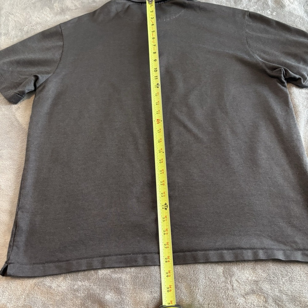Nike Tiger Woods Collection Golf Polo Shirt Mens XL Gray Striped - Picture 12 of 12